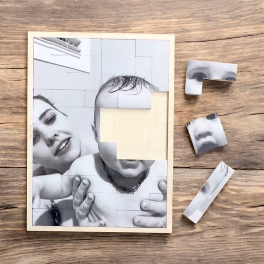 Wooden Puzzle Print